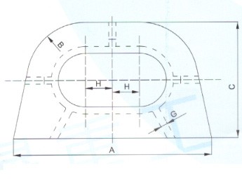 U.S형 파나마 케이블 가이드 홀